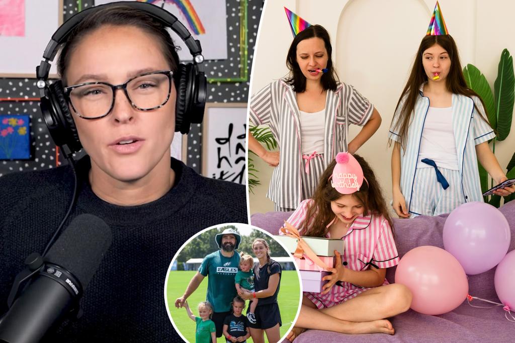 Kylie Kelce 'Forcibly' clashes the new parenting trend for children's birthdays: 'feels very much participants trophy-asque'